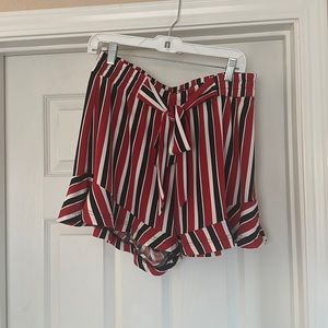 Express Multicolor Flowy Shorts (size M)